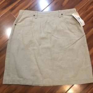 Vintage LizWear Liz Claiborne Linen Blend Skirt